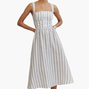 Reformation Petites Tagliatelle Linen Dress